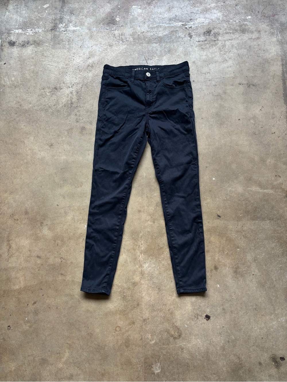 American Eagle Outfitters Navy-Black Skinny Jeans